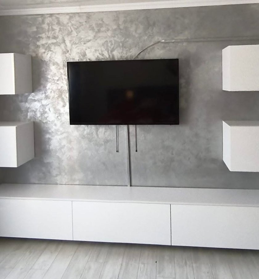 Mobilă living la comandă realizată de Damasc Home